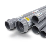 UPVC Pipes Nominal Pressure 20 Bar Outside Diameter 140 mm Thickness 10.3 mm Gray | Al Watania Plastics
