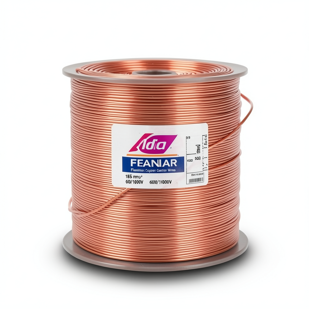 لفة سلك نحاس كهربائي مرن 185mm، 600/1000V، طول 100 ياردة | شركة الفنار