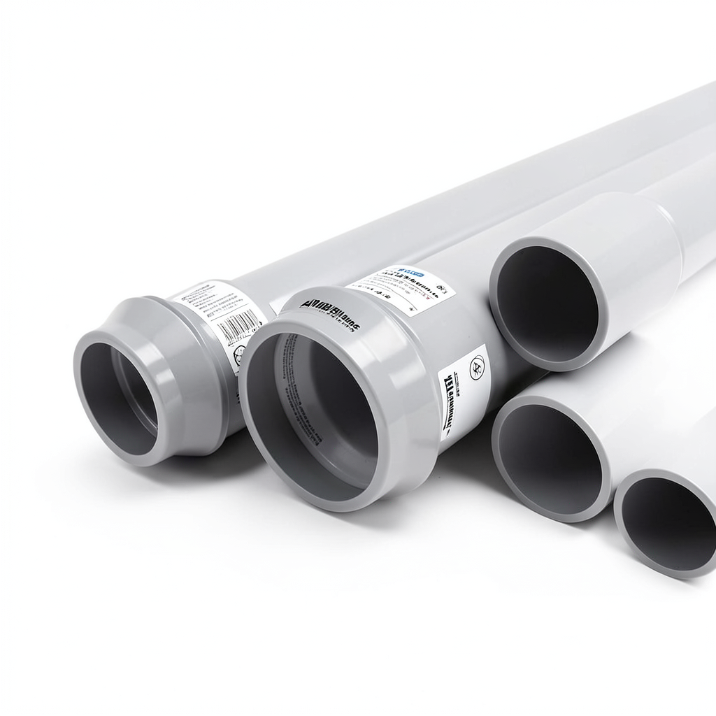 UPVC Pipes Nominal Pressure 20 Bar Outside Diameter 160 mm Thickness 11.8 mm Gray | Al Watania Plastics