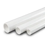 مواسير UPVC جدول 40 مقاس 1.25 إنش سمك 3.56 مم لون أبيض