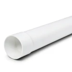 UPVC Pipe PN 8 Bar SDR 33 Outside Diameter 125 mm Thickness 3.9 mm White Color