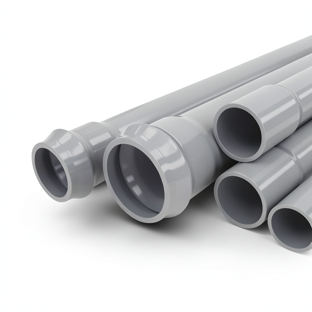 UPVC Pipes Nominal Pressure 8 Bar Outside Diameter 1000 mm Thickness 30.6 mm Gray | Al Watania Plastics