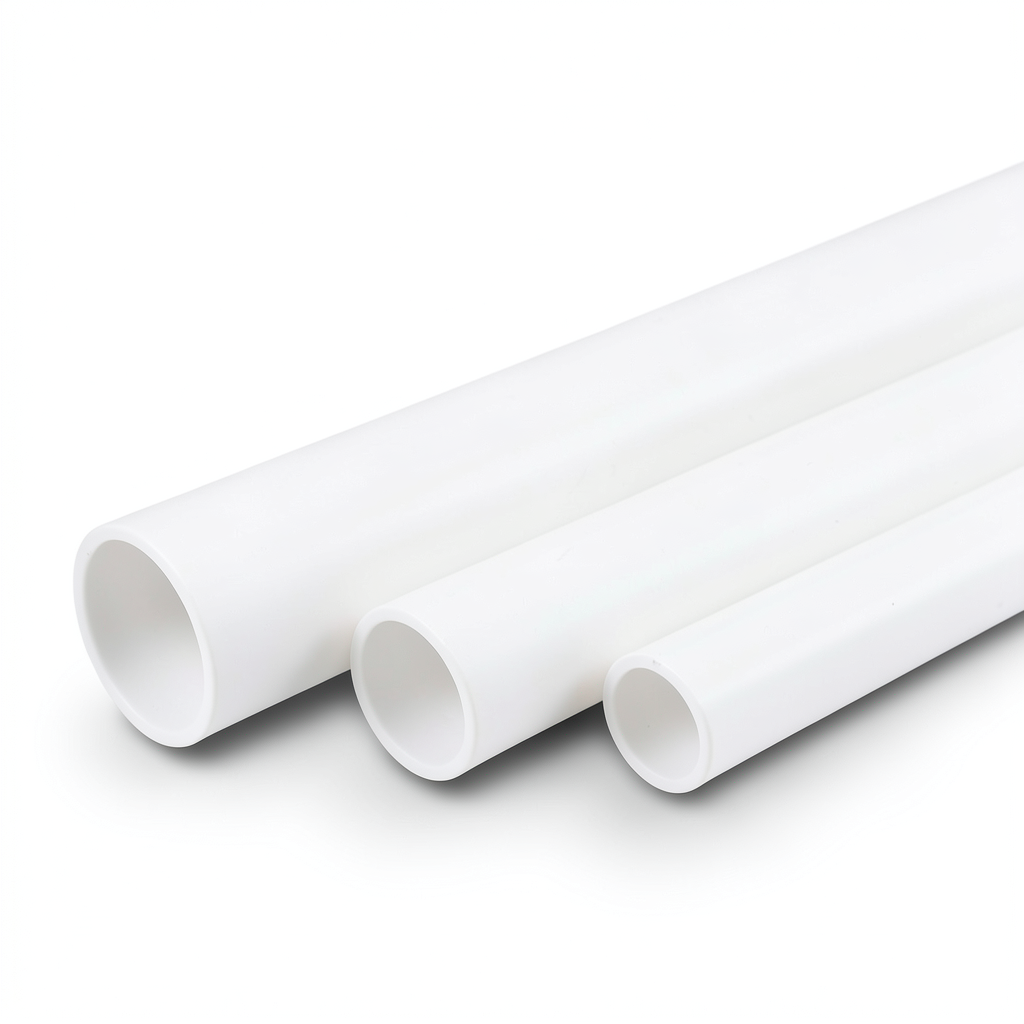 مواسير UPVC جدول 40 مقاس 1.5 إنش سمك 3.68 مم لون أبيض