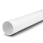 UPVC Pipe PN 8 Bar (SDR 33) Outside Diameter 200 mm Thickness 6.2 mm White