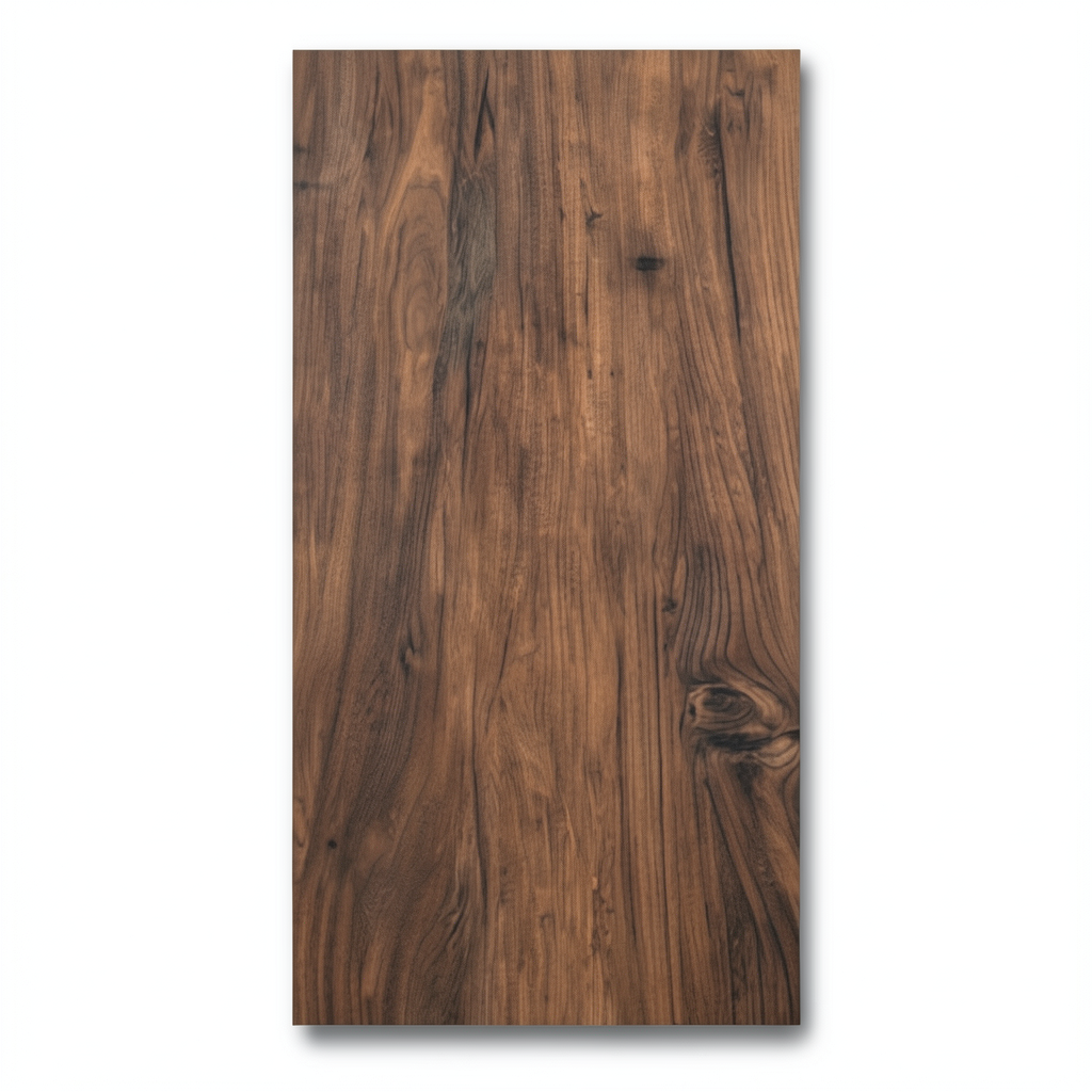 Indian Porcelain Floor Tiles 60x120 cm Walnut Matte, Matte Surface