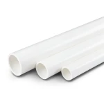مواسير UPVC جدول 40 مقاس 2 إنش سمك 3.91 مم لون أبيض