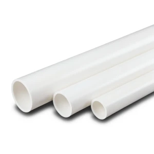 أنابيب UPVC جدول 40 مقاس 3 إنش سمك 5.49 مم لون أبيض
