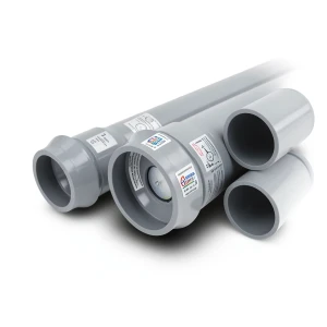 أنابيب UPVC لتمديدات المياه ضغط اسمي 25 بار قطر خارجي 110 مم سمك 10.0 مم رمادي | بلاستيك الوطنية