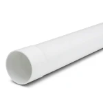 UPVC Pipe PN 10 Bar SDR 26 Size 250 mm Thickness 9.6 mm White
