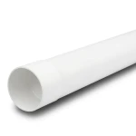 UPVC Pipe PN 12.5 Bar (SDR 21) Size 125 mm Thickness 6.0 mm White Color