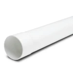UPVC Pipe PN 8 Bar SDR 33 Outside Diameter 125 mm Thickness 3.9 mm White Color