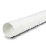 UPVC Pipe PN 8 Bar (SDR 33) Outside Diameter 250 mm Thickness 7.7 mm White
