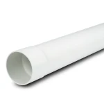 UPVC Pipe PN 10 Bar (SDR 26) Size 160 mm Thickness 6.2 mm White