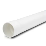 UPVC Pipe PN 10 Bar (SDR 26) Size 200 mm Thickness 7.7 mm White Color