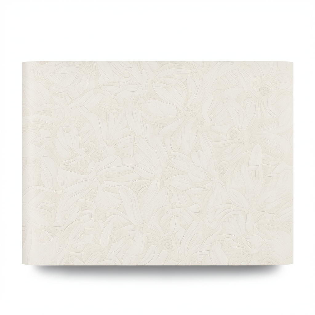 Wall Decoration Patterned Design 10 m x 1.06 m Light Beige