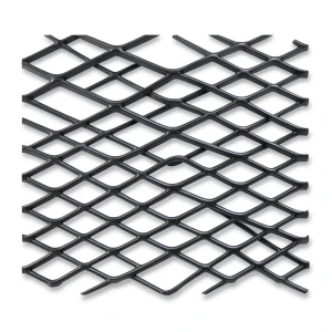 Hot Rolled Steel Expanded Metal Mesh 2.7 mm Thickness 1.22m Width 1m Length Black