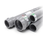 UPVC Pipes Nominal Pressure 8 Bar Outside Diameter 900 mm Thickness 27.6 mm Gray | Al Watania Plastics