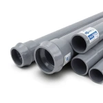 UPVC Pipes Nominal Pressure 20 Bar Outside Diameter 125 mm Thickness 9.2 mm Gray | Al Watania Plastics