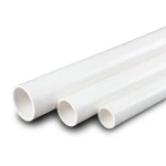 مواسير UPVC جدول 40 مقاس 1.25 إنش سمك 3.56 مم لون أبيض