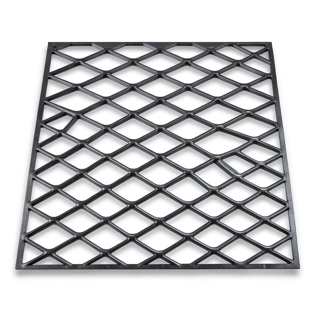 Hot Rolled Black Steel Expanded Metal Mesh 2.7 mm Thickness 1.22m Width 5m Length