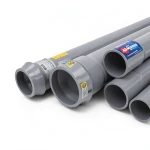 UPVC Pipes Nominal Pressure 20 Bar Outside Diameter 200 mm Thickness 14.7 mm Gray | Al Watania Plastics
