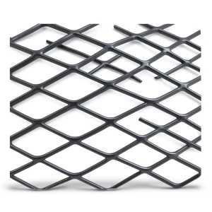 Hot Rolled Black Steel Expanded Metal Mesh Khaleeji 2.8 mm Thickness 1.22 m Width 2 m Length