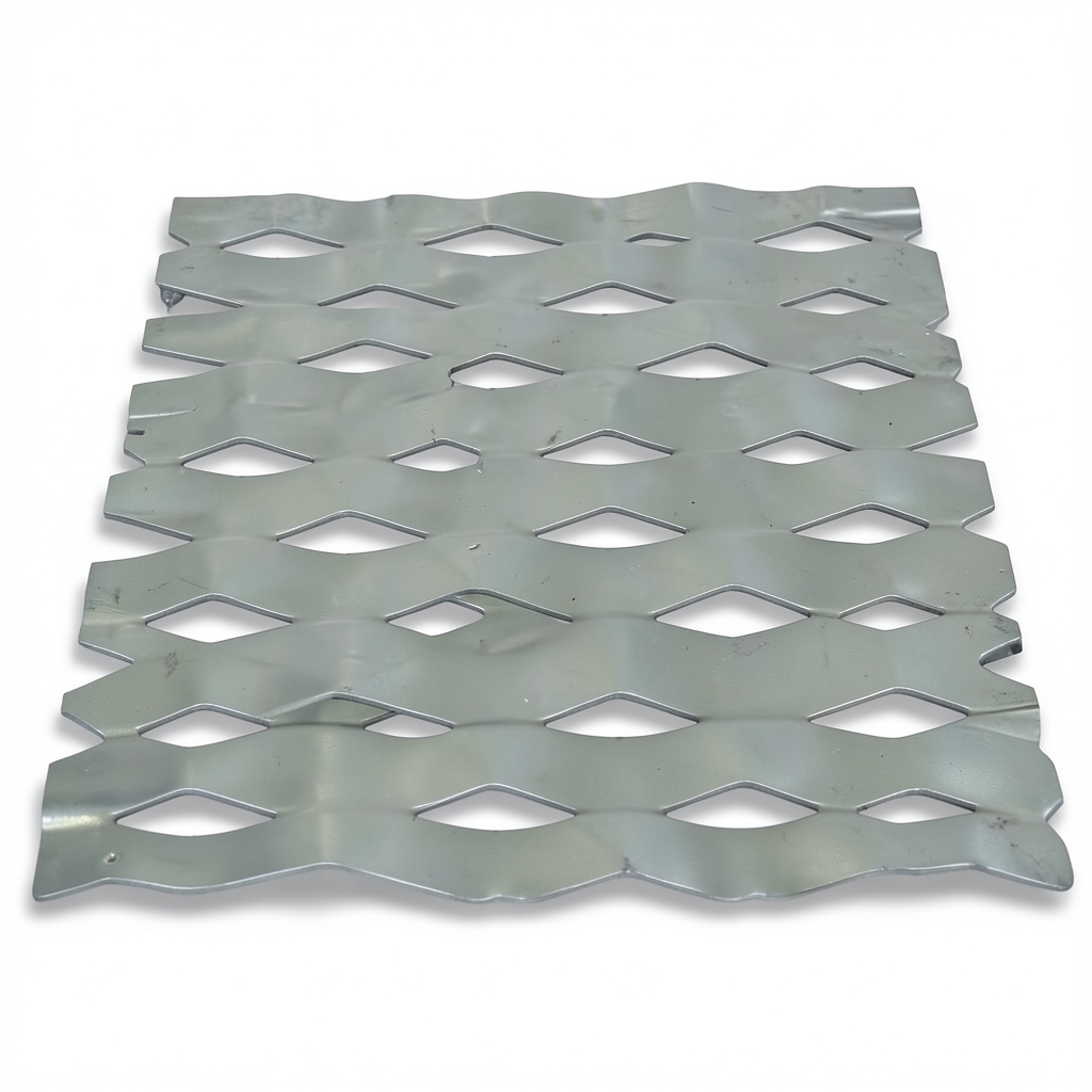 Hot Rolled Expanded Metal Wiremesh Thickness 2.7 mm, Width 1.22 M, Length 7 M, Drie Shape