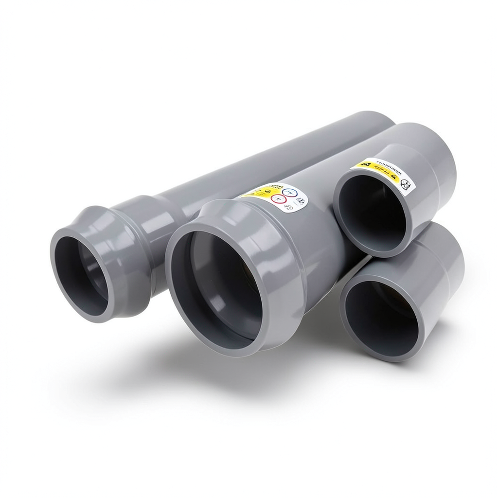 UPVC Pipes Nominal Pressure 20 Bar Outside Diameter 355 mm Thickness 26.1 mm Gray | Al Watania Plastics