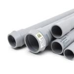 أنابيب UPVC لتمديدات المياه ضغط اسمي 25 بار قطر خارجي 110 مم سمك 10.0 مم رمادي | بلاستيك الوطنية