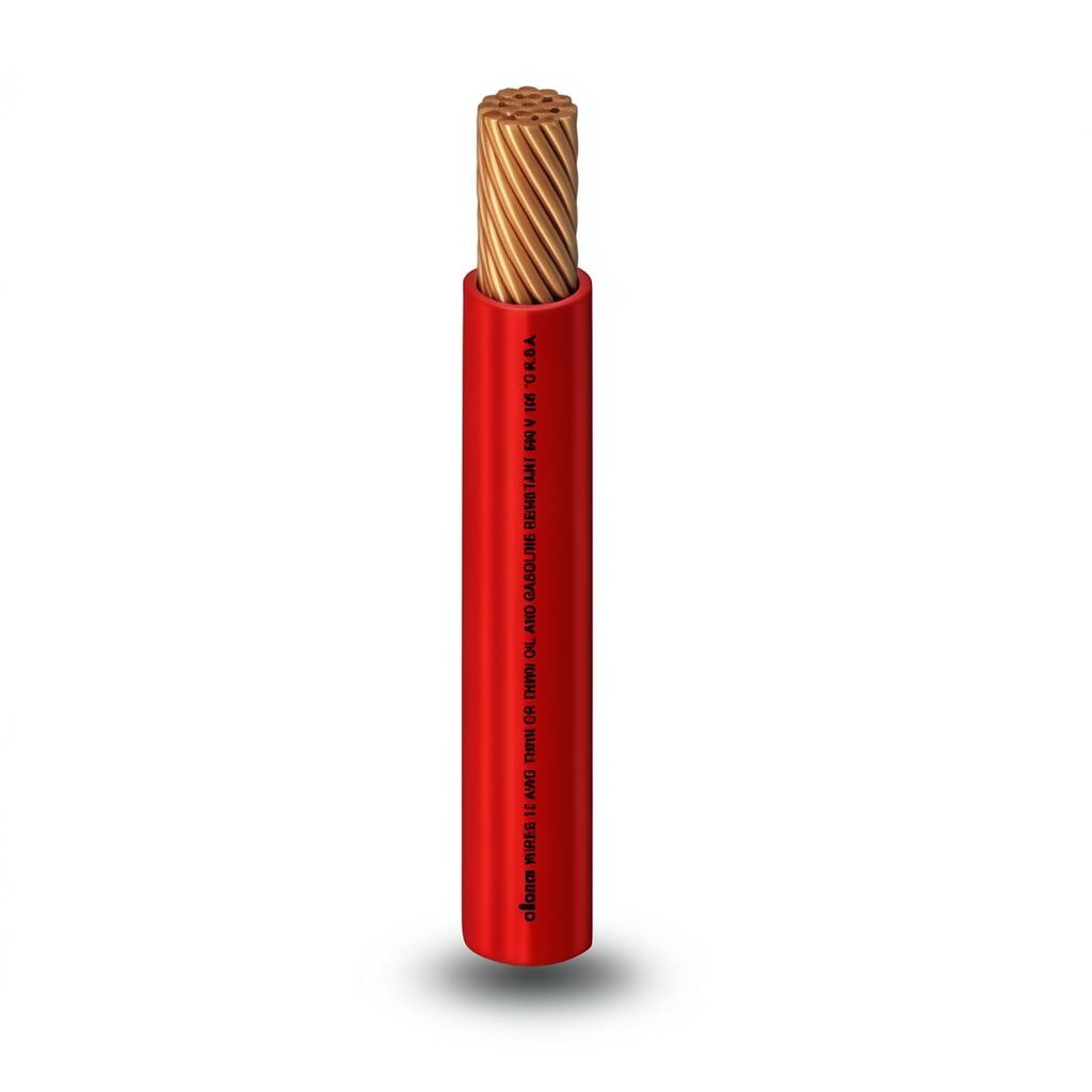 THHN/THWN Copper Cable PVC Insulation 15.1 mm Diameter 600 Volt 500 Feet Red | Al Fanar