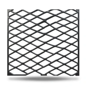 Hot Rolled Black Steel Expanded Metal Mesh 3 mm Thick 1.22x2 m