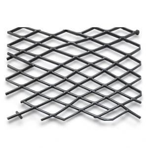 Hot Rolled Black Steel Expanded Metal Mesh Khaleeji 3 mm Thickness 1.22m Width 3m Length