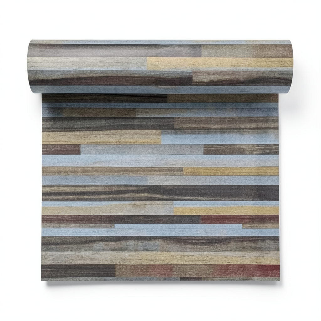 Italian Wall Decoration Multi-colored 10m x 0.53m, Model 41234