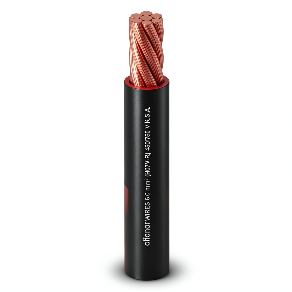 Alfanar 300sq mm Stranded Electrical Wire, Copper Conductor 2.70mm Diameter, 450/750V, PVC Insulation | Al Fanar