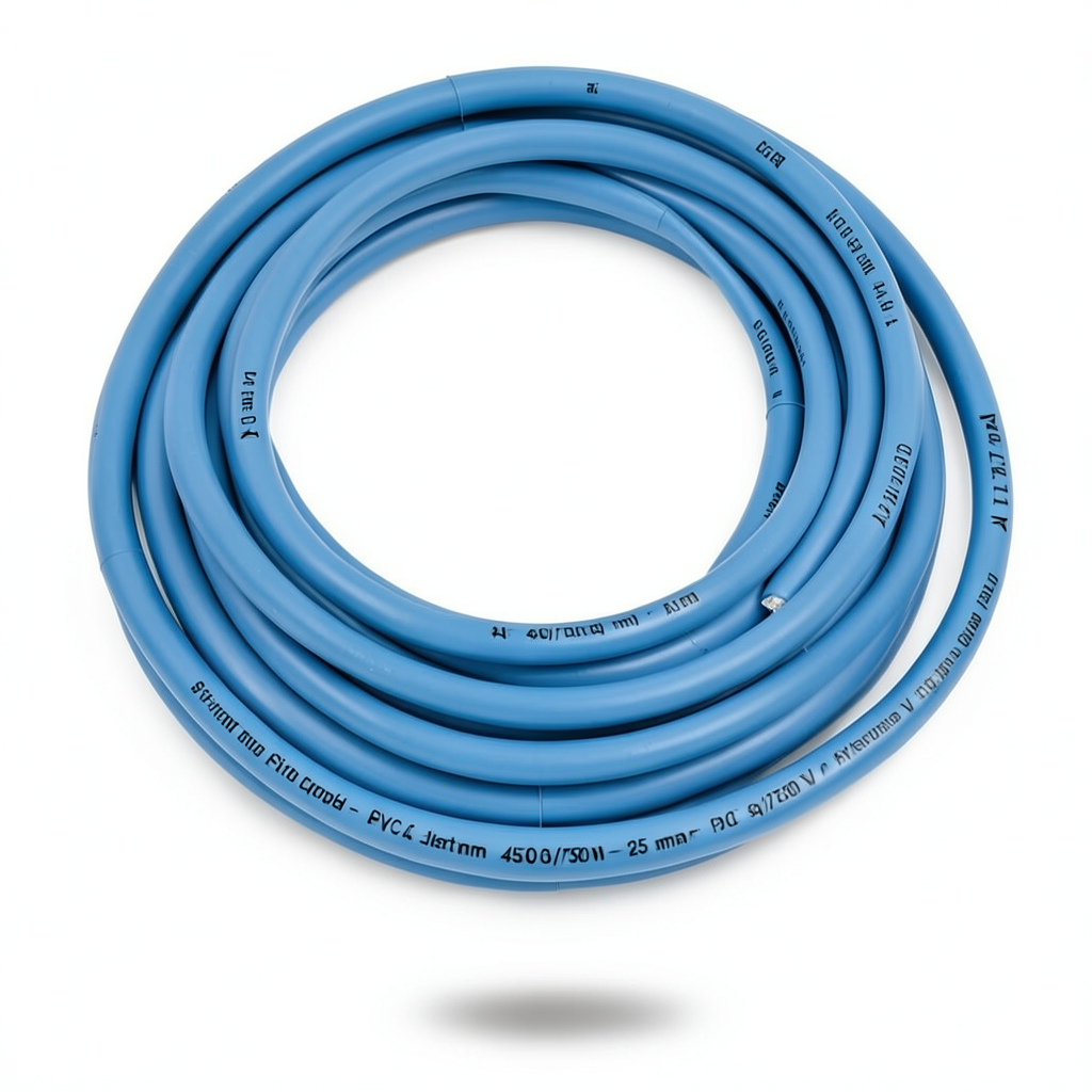 Stranded Copper Single Electric Wire 25 sq mm, Heat Resistant PVC Insulation, 450/750 V | Al Fanar