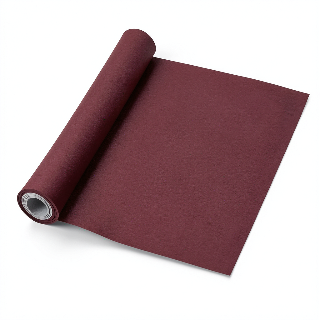 Spanish Wallpaper Dark Red Plain Design, Size 10mx0.53m, Model 4005-6