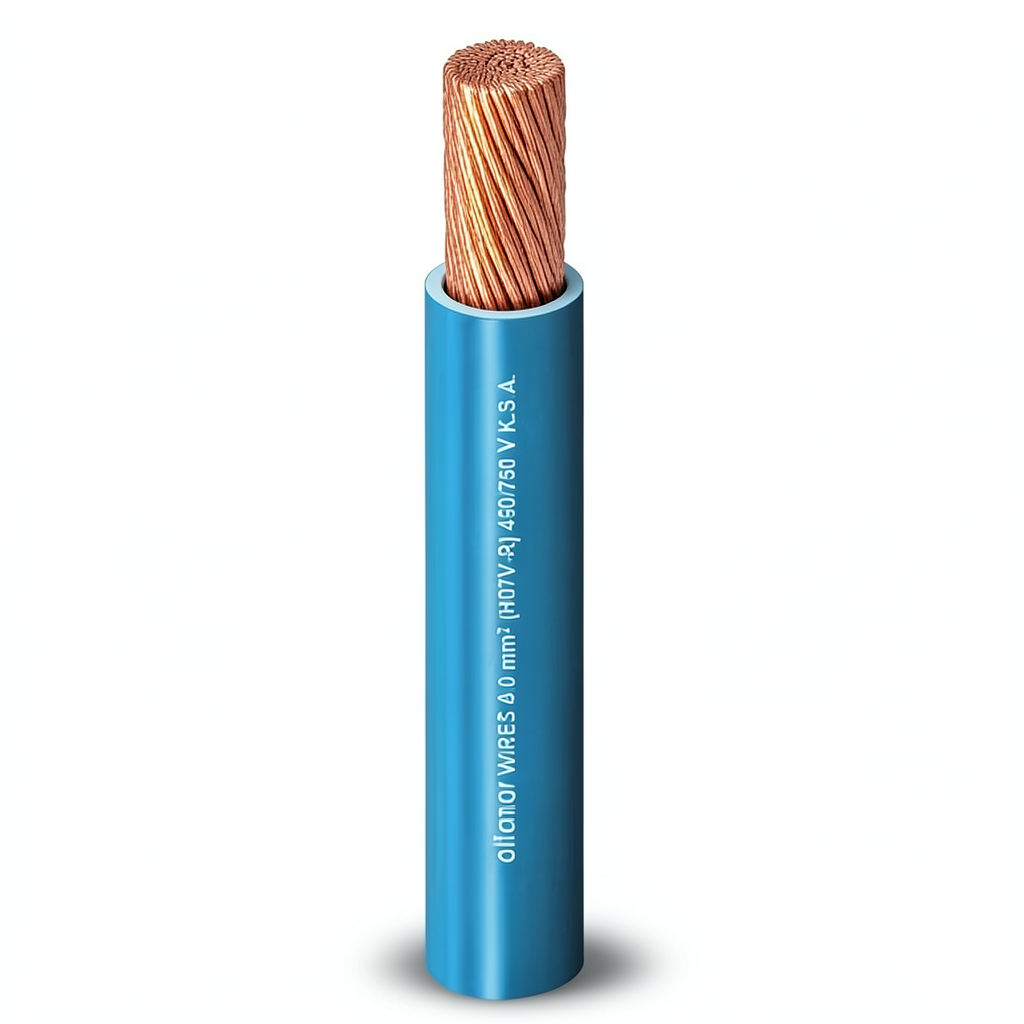 Stranded Copper Single Electrical Wire 35mm2, Heat Resistant PVC Insulated, 450/750V | Al Fanar