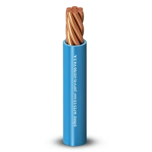 سلك مفرد نحاس مجدول 50 sq mm، عزل PVC مقاوم للحرارة، 450/750 فولت | شركة الفنار