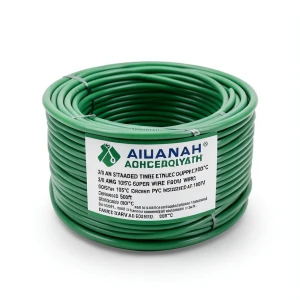 سلك كهرباء نحاس مجدول 3/0 AWG مطلي بالقصدير معزول PVC 105°C اخضر 600 فولت 500 قدم | شركة كابلات الشرقية للصناعة