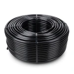 لفة أنابيب بلاستيك HDPE ضغط 16 بار PE 80 قطر 25 مم SDR 9 سماكة 2.8 مم أسود
