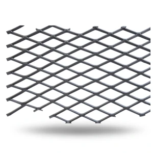 Hot Rolled Black Steel Expanded Metal Mesh Khaleeji 2.8 mm Thickness 1.22x1 m