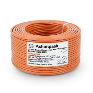 3/0 AWG Stranded Copper Electrical Wire PVC Insulation 105°C Orange 600V 500ft | Asharqiyah Cables Company for Industry