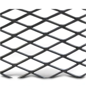 Hot Rolled Black Steel Expanded Metal Mesh Khaleeji 2.8 mm Thickness 1.22 m Width 2 m Length