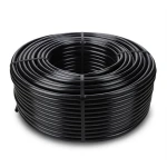 لفة أنابيب HDPE ضغط 16 بار PE 80 قطر 40 مم سمك 5.5 مم لون أسود