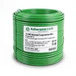 سلك كهرباء امريكي 14 AWG نحاس مجدول عزل PVC 105°C أخضر، 600 فولت، 2500 قدم | شركة كابلات الشرقية للصناعة