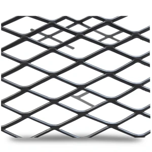 Hot Rolled Black Steel Expanded Metal Mesh 3 mm Thick 1.22x2 m