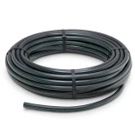 HDPE Plastic Coil Pipe Nominal Pressure 10 Bar PE 63 OD 75 mm SDR 11 Black