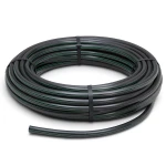 HDPE Plastic Coil Pipe 10 Bar Pressure PE 63, 140 mm Diameter SDR 11 Black