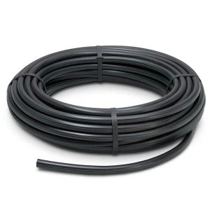 HDPE Polyethylene Plastic Coil Pipe 10 Bar Pressure PE 63, 40 mm Diameter, SDR 11, Black