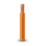 كابل نحاس THHN/THWN عزل PVC 105°C مقاس 5.26 مم² قطر 4.2 مم 600 فولت طول 300 قدم برتقالي | شركة الفنار